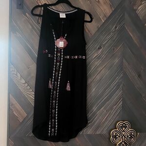 KNOX Rose Small Black Slevelss Dress